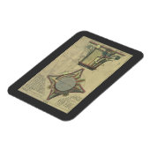  architectuur, decoratief kapitaal kroon magneet (Linkerzijde)