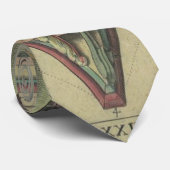  architectuur, decoratief kapitaal kroon stropdas (Opgerold)