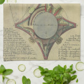  architectuur, decoratief kapitaal kroon theedoek (Gevouwen)