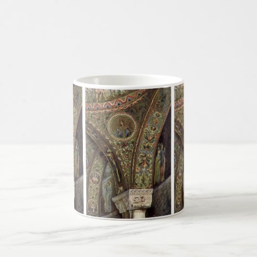  architectuur, decoratieve arm in een kerk koffiemok (Center)