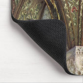 architectuur, decoratieve arm in een kerk muismat (Hoek)