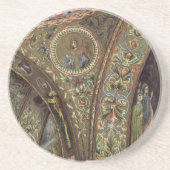  architectuur, decoratieve arm in een kerk zandsteen onderzetter (Voorkant)