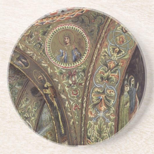 architectuur, decoratieve arm in een kerk zandsteen onderzetter (Voorkant)