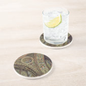 architectuur, decoratieve arm in een kerk zandsteen onderzetter (Zijkant)