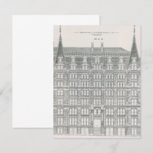 architectuur, Delaware & Hudson Canal Co. (Voorkant / Achterkant)