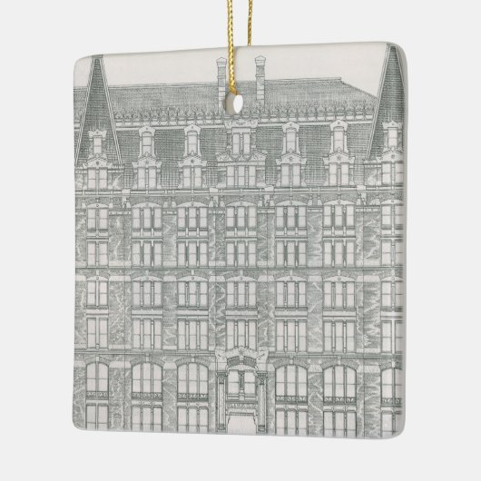  architectuur, Delaware & Hudson Canal Co. Keramisch Ornament (Links)