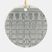  architectuur, Delaware & Hudson Canal Co. Keramisch Ornament (Achterkant)