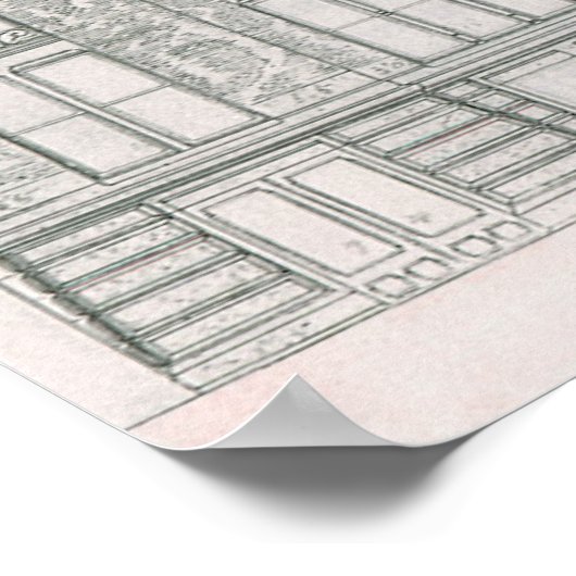  architectuur, Delaware & Hudson Canal Co. Poster (Hoek)