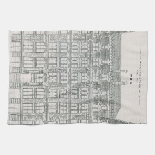  architectuur, Delaware & Hudson Canal Co. Theedoek (Horizontaal)