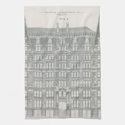  architectuur, Delaware & Hudson Canal Co. Theedoek (Verticaal)