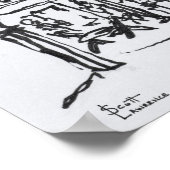 Architectuur | Dinan, Bretagne, Frankrijk Poster (Hoek)