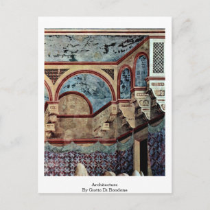 Architectuur door Giotto di Bondone Briefkaart