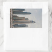 Architectuur Dubai Marina Rechthoekige Sticker (Tas)