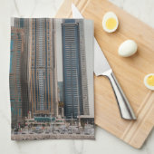 Architectuur Dubai Marina Theedoek (Quarter Fold)