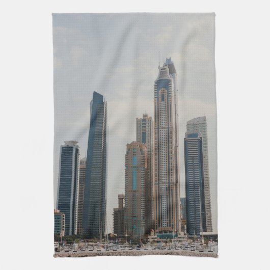 Architectuur Dubai Marina Theedoek (Verticaal)