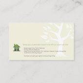 Architectuur | Eco Home Architect Visitekaartje (Achterkant)