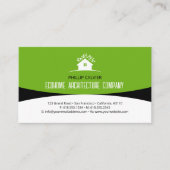 Architectuur | Eco Home Architect Visitekaartje (Voorkant)