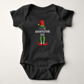 Architectuur Elf kerstcadeau Romper (Voorkant)