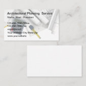 Architectuur- en bouwthema visitekaartje (Voorkant / Achterkant)