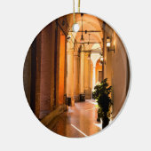 Architectuur en Portico in Bologna, Italië Keramisch Ornament (Links)