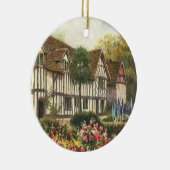 architectuur — Formele tuin Engels Katoen Keramisch Ornament (Rechts)