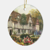 architectuur — Formele tuin Engels Katoen Keramisch Ornament (Links)