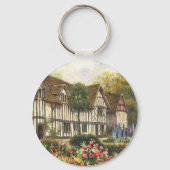 architectuur — Formele tuin Engels Katoen Sleutelhanger (Achterkant)