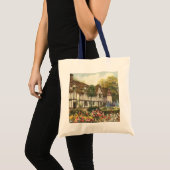 architectuur — Formele tuin Engels Katoen Tote Bag (Voorkant (product))