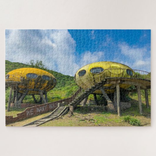 Architectuur Foto Futuro House Taiwan 1000 stuks Legpuzzel (Horizontaal)