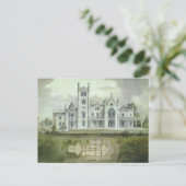 architectuur, Franse "Chateau Floor Plans" Briefkaart (Staand voorkant)