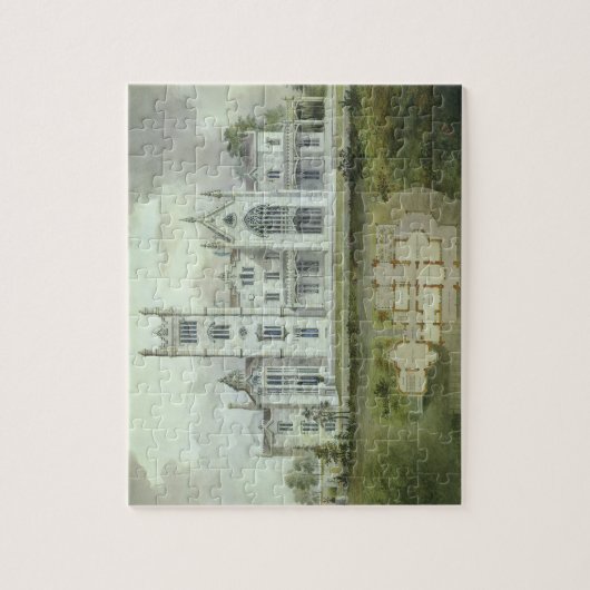 architectuur, Franse "Chateau Floor Plans" Legpuzzel (Verticaal)