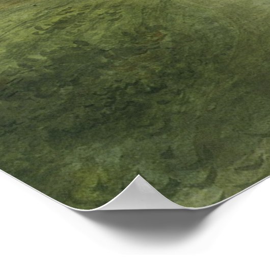  architectuur, Franse "Chateau Floor Plans" Poster (Hoek)