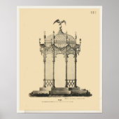  architectuur Gazebo Plans Poster (Voorkant)