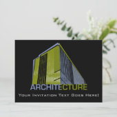 Architectuur Grafisch Kaart (Staand voorkant)