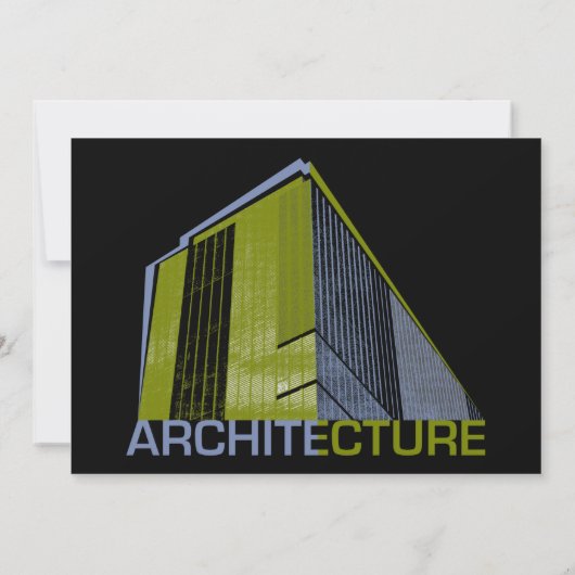 Architectuur Grafisch Kaart (Achterkant)