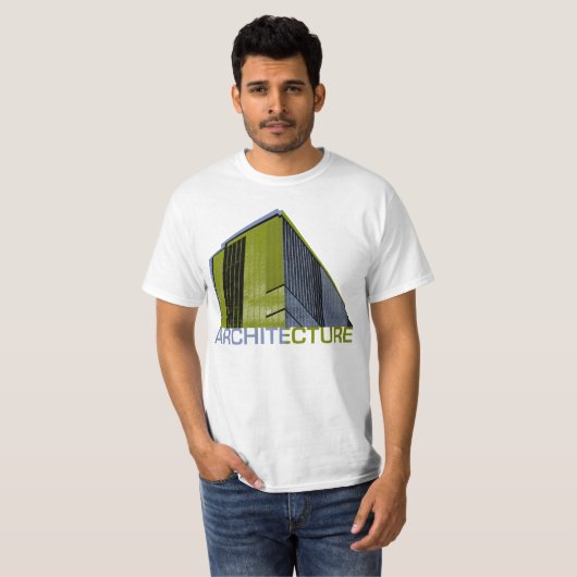 Architectuur Grafisch T-shirt (Voorkant volledig)