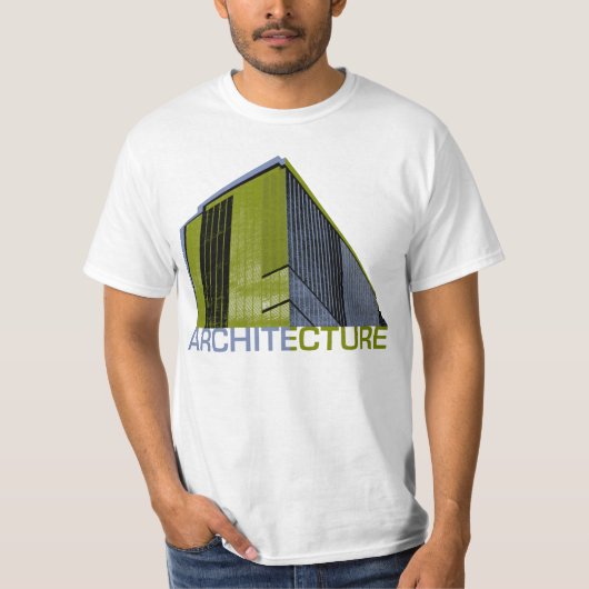 Architectuur Grafisch T-shirt (Voorkant)