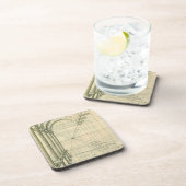 architectuur, het Perspectief van de Kolommen van Drankjes Onderzetter (Rechterzijde)