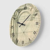  architectuur, het Perspectief van de Kolommen van Grote Klok (Hoek)