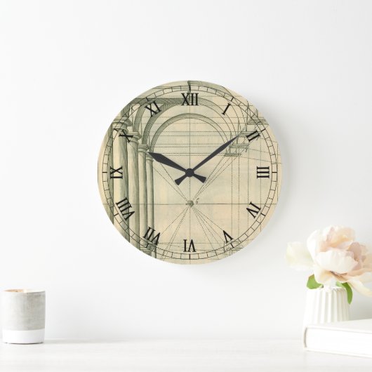 architectuur, het Perspectief van de Kolommen van Grote Klok (Huis)