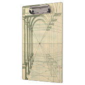  architectuur, het Perspectief van de Kolommen van Klembord (Links)