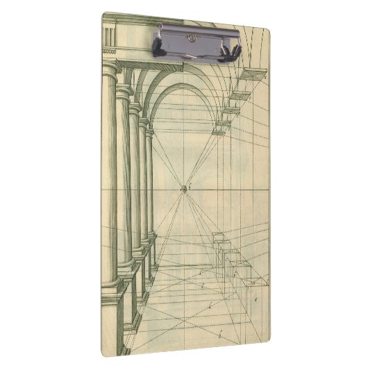  architectuur, het Perspectief van de Kolommen van Klembord (Rechts)