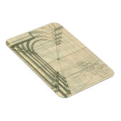 architectuur, het Perspectief van de Kolommen van Magneet (Rechterzijde)