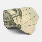 architectuur, het Perspectief van de Kolommen van Stropdas (Opgerold)