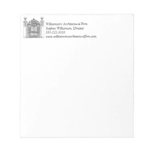 Architectuur House Brick Gates Realtor Architect Notitieblok