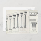 Architectuur I: Orders of Architecture Briefkaart (Voorkant / Achterkant)