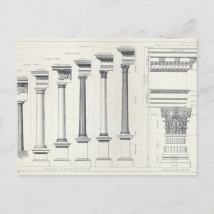 Architectuur I: Orders of Architecture Briefkaart