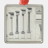 Architectuur I: Orders van architecturen Metalen Ornament (Voorkant)