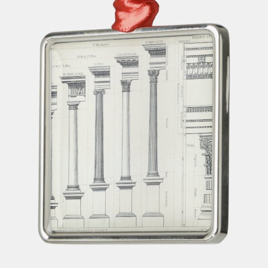 Architectuur I: Orders van architecturen Metalen Ornament (Links)