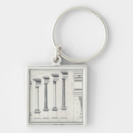 Architectuur I: Orders van architecturen Sleutelhanger (Voorkant)
